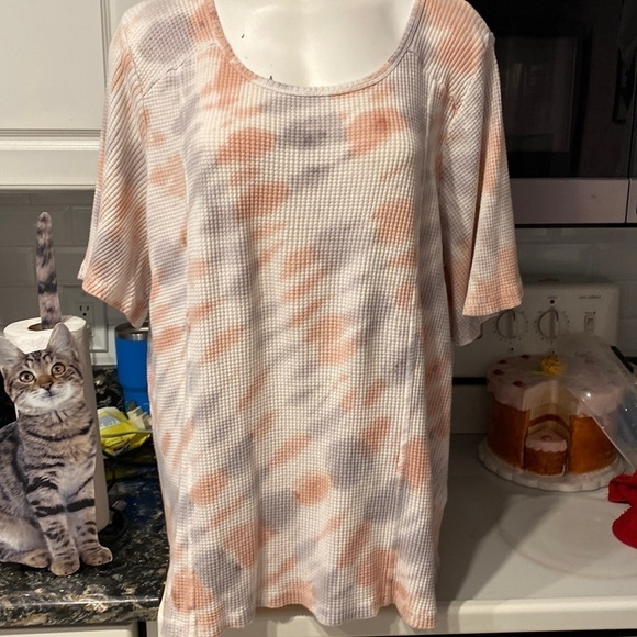 X womens Cato casual short sleeve stretch plus size top 22/24 - Picture 1 of 6